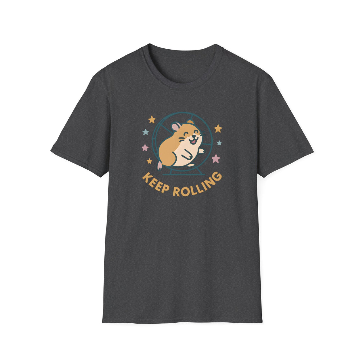 Keep Rolling Hamster –  Supersoft Unisex T-Shirt