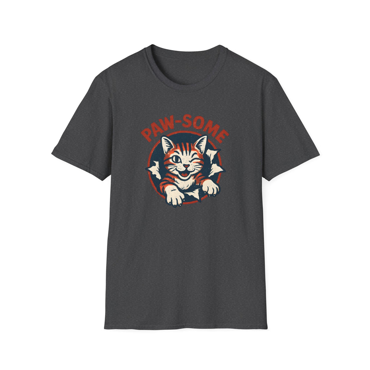 Paw-some Cat –  Supersoft Unisex T-Shirt