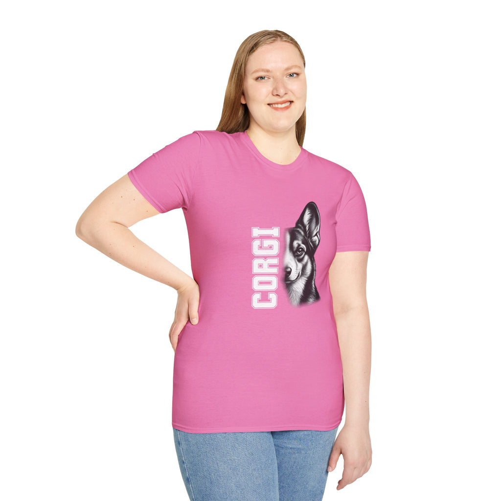 Corgi On Duty - Supersoft Unisex T-shirt