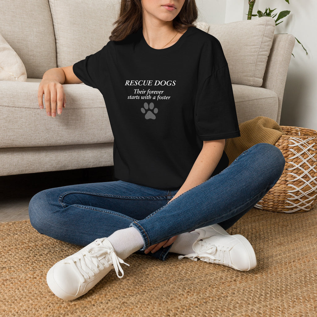 Paw Prints On Our Hearts – Their Forever Starts With A Foster –  Supersoft Unisex T-Shirt