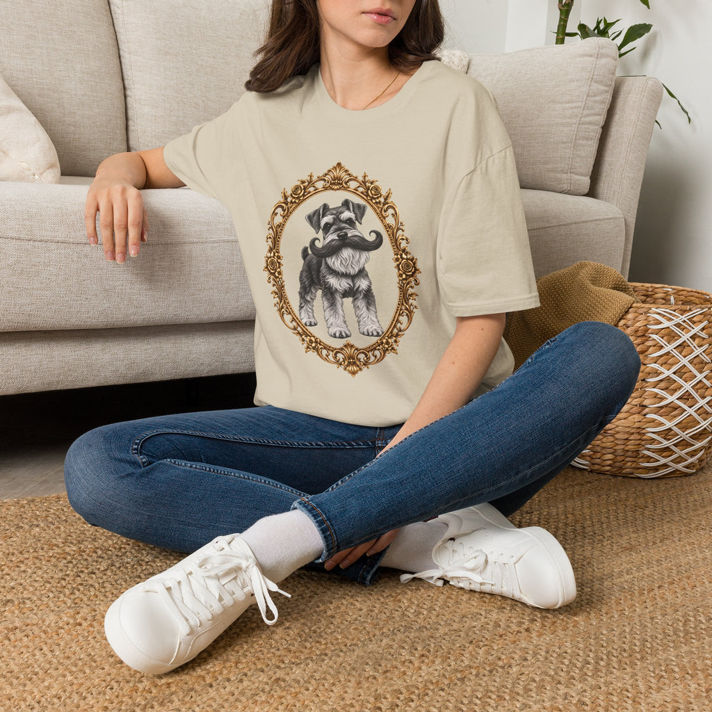 The Distinguished Sir Reginald Whiskers – Miniature Schnauzer - Supersoft Unisex T-shirt