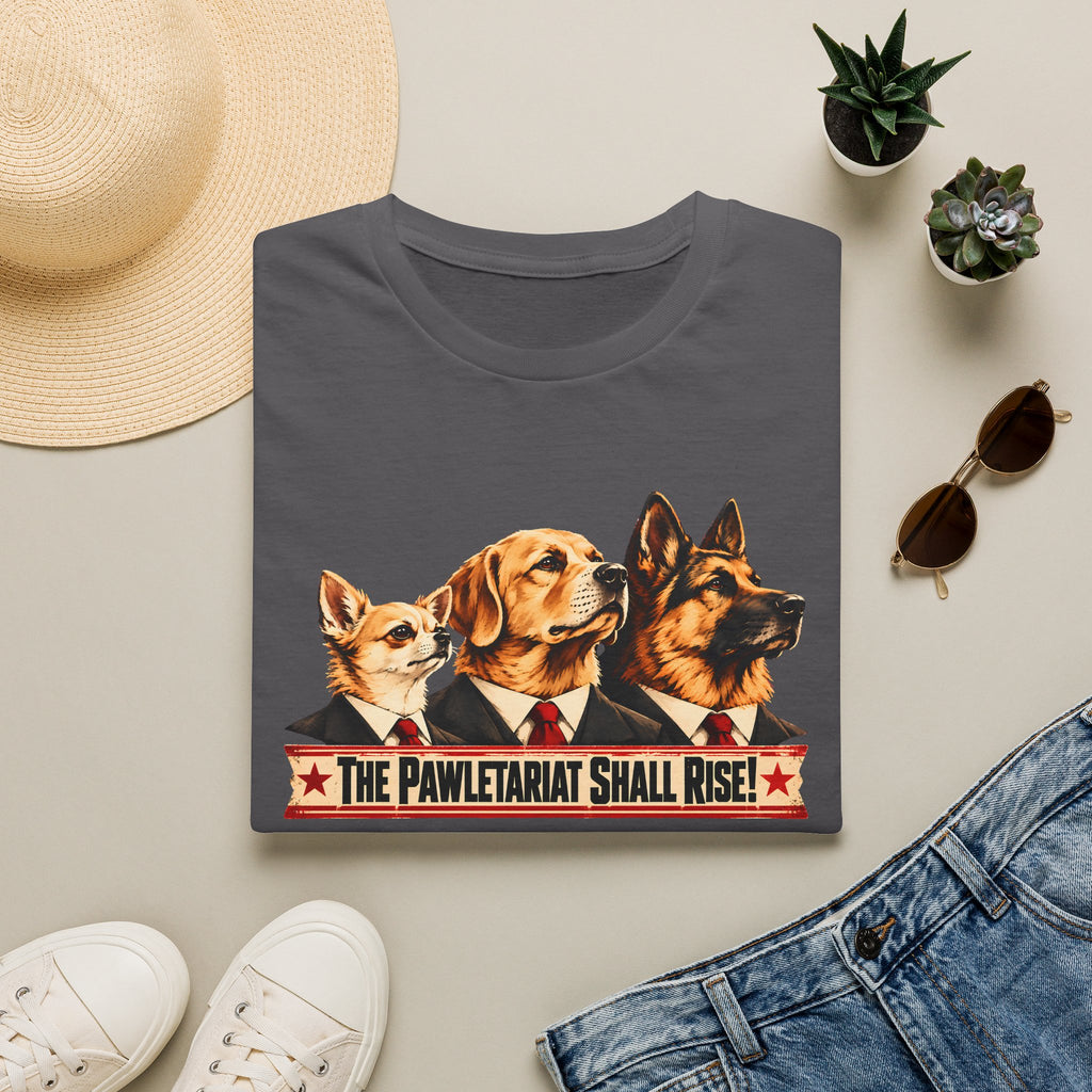 The Pawletariat Shall Rise! – The Great Canine Revolution - Supersoft Unisex T-shirt