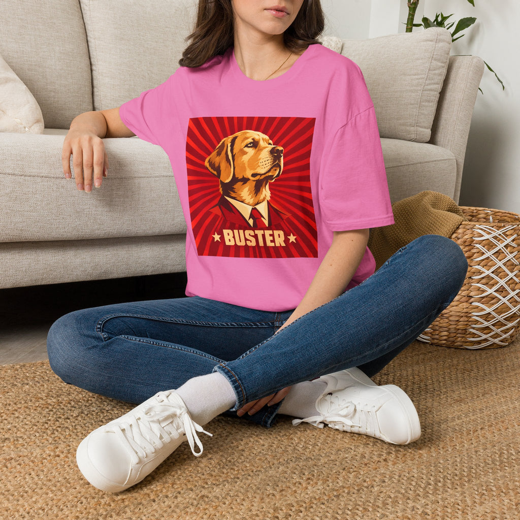 First Comrade Buster – Supreme Leader of the Biscuit Revolution - Supersoft Unisex T-shirt