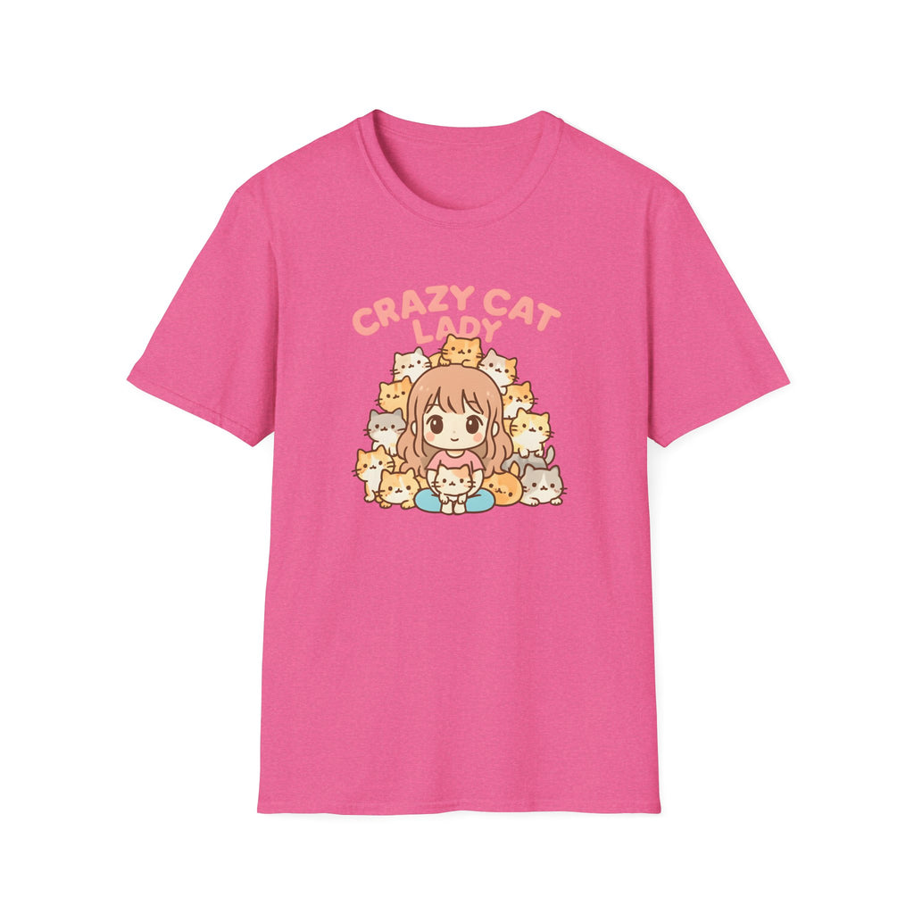 Crazy Cat Lady Cute Kawaii –  Supersoft Unisex T-Shirt
