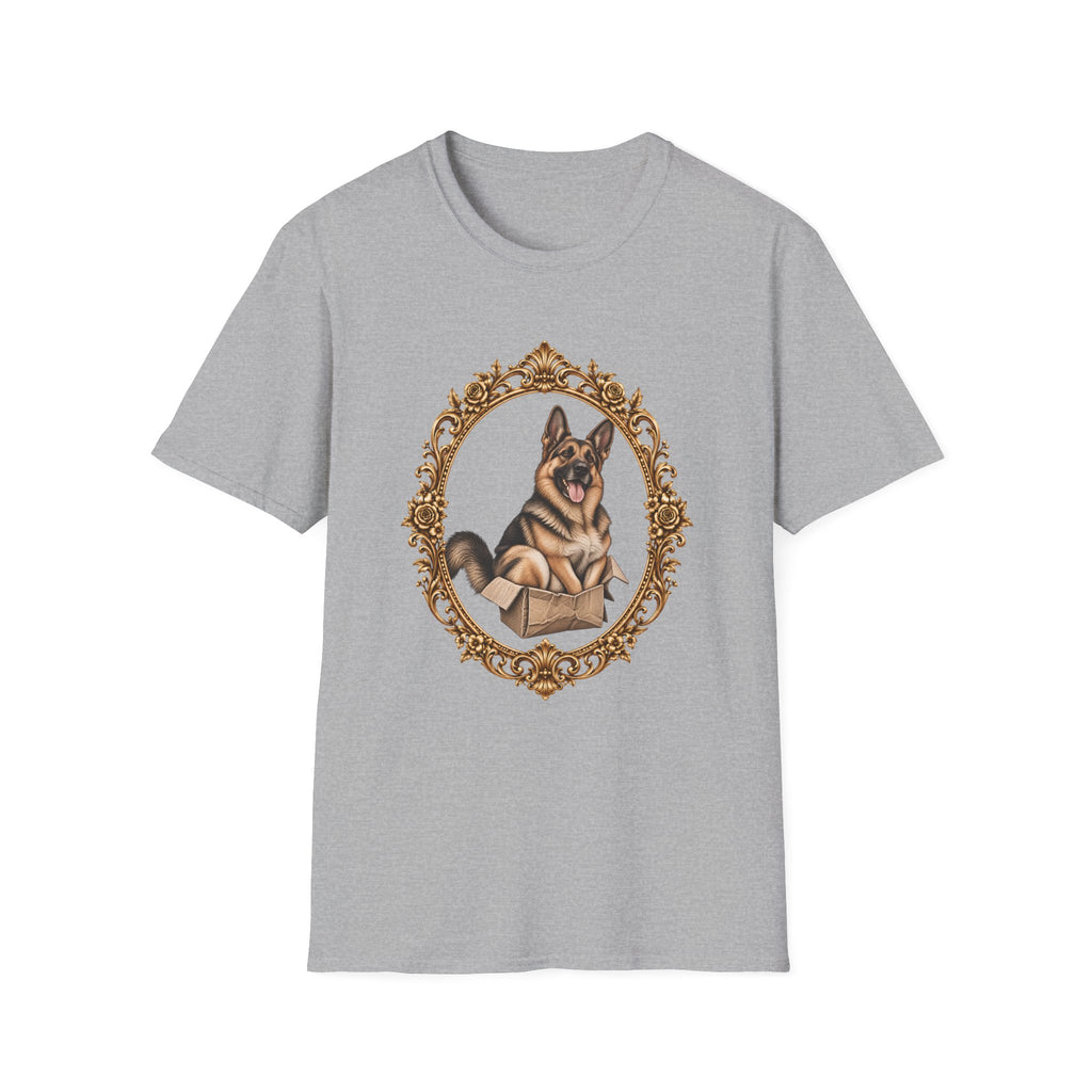 Lord Boxington of the Cardboard Castle – German Shepherd - Supersoft Unisex T-shirt