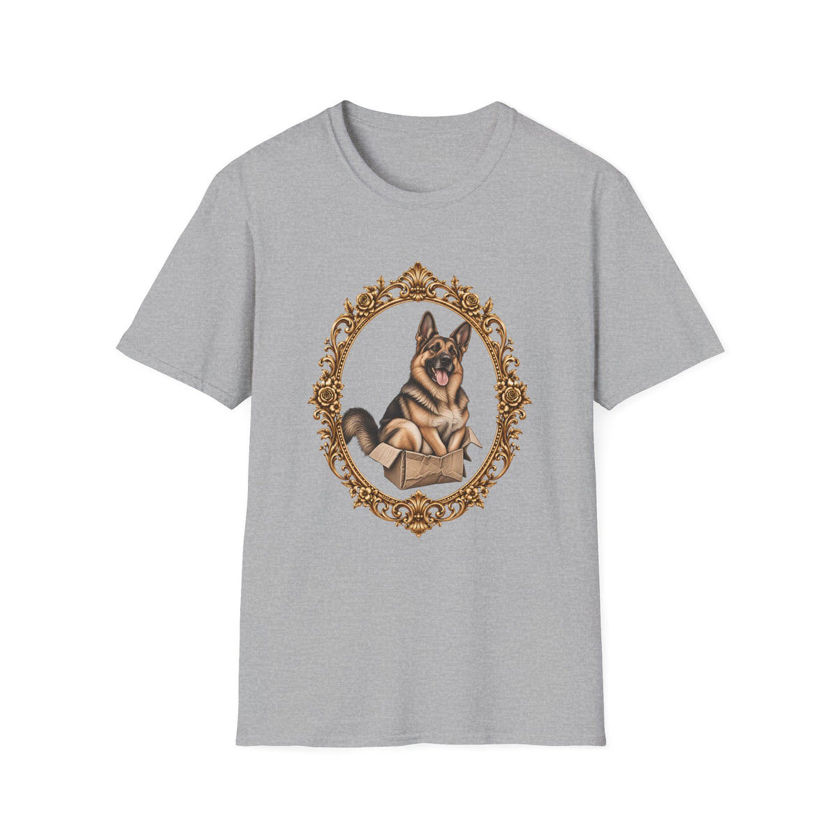 Lord Boxington of the Cardboard Castle – German Shepherd - Supersoft Unisex T-shirt
