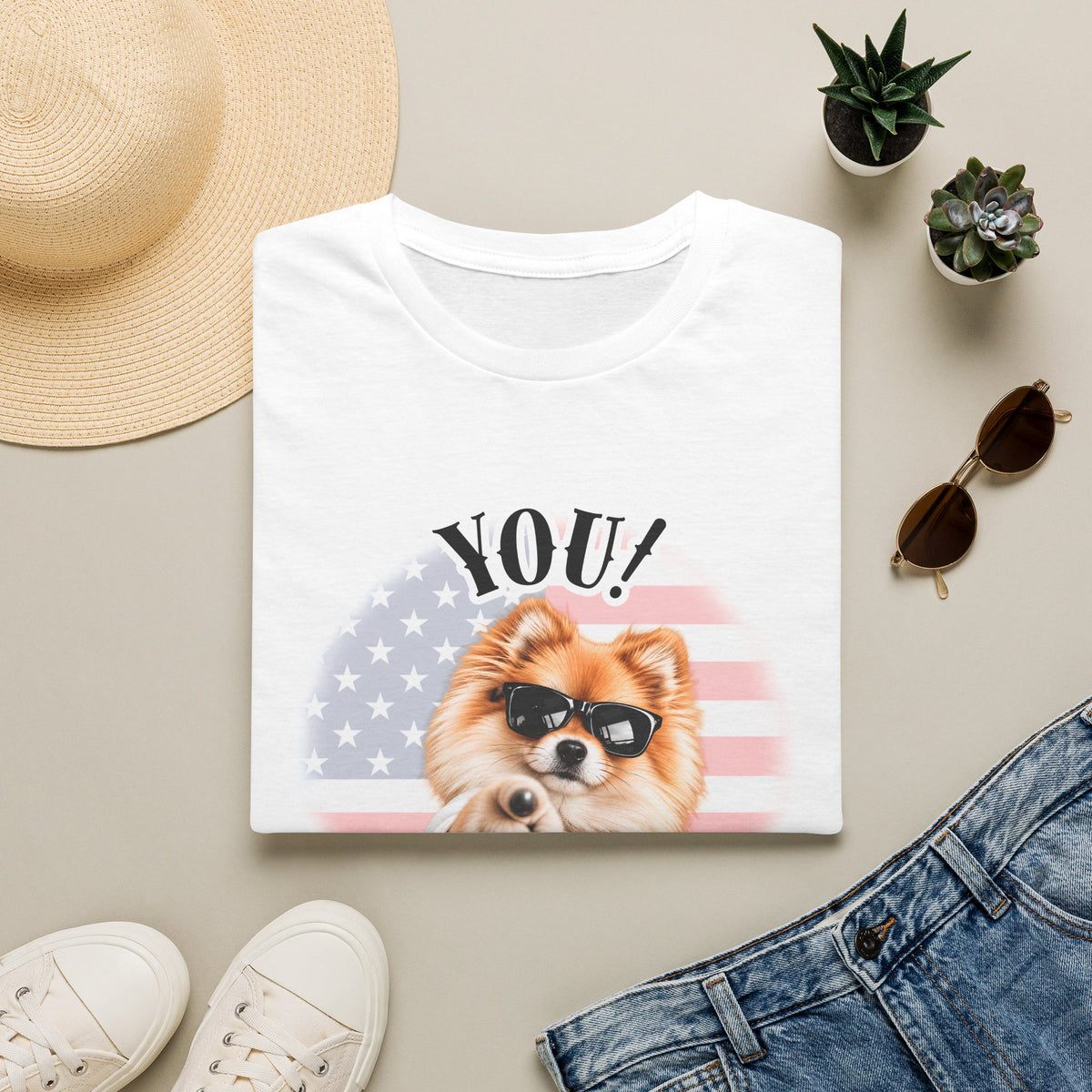 YOU!...Stay Cool! – Pomeranian - Supersoft Unisex T-shirt