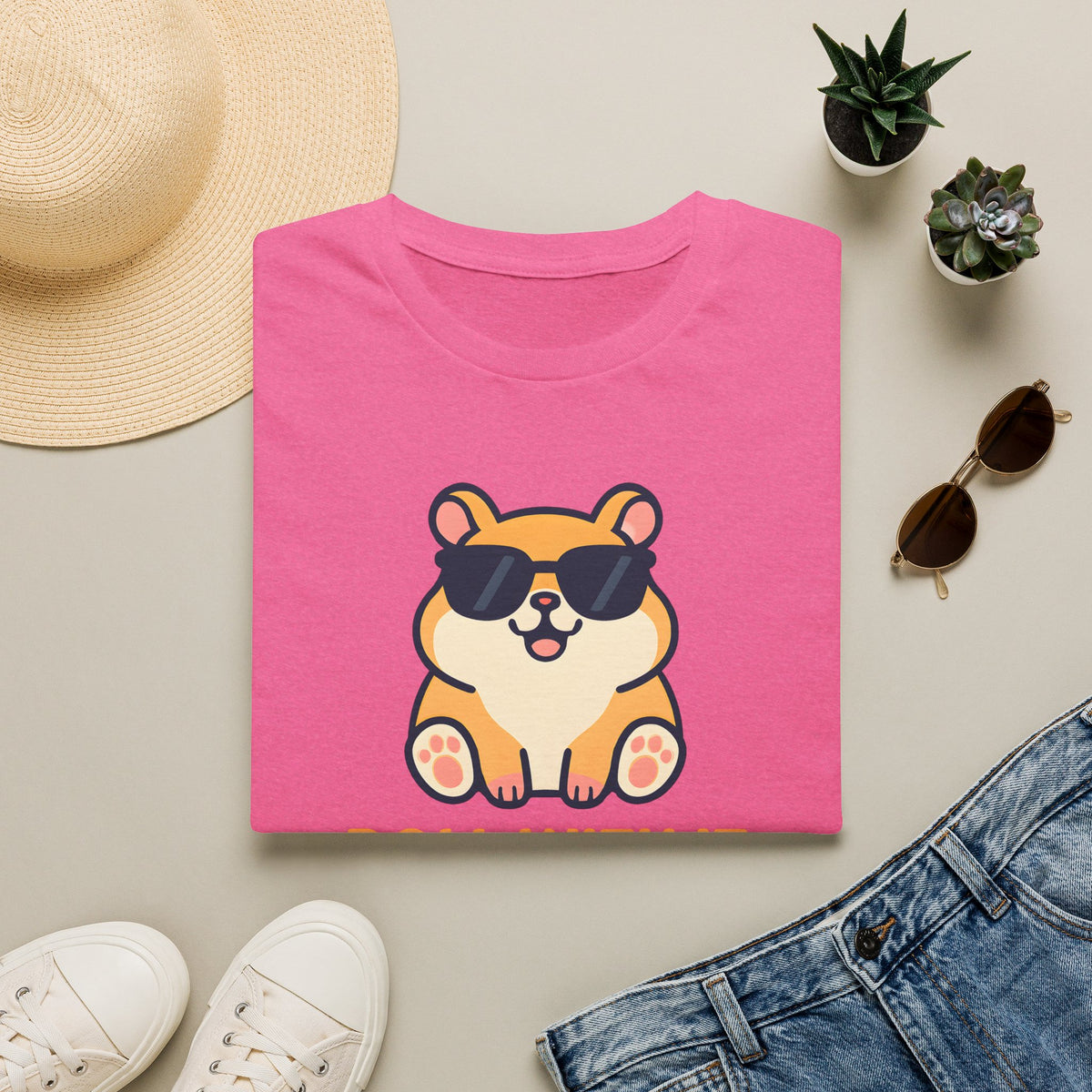 Roll With It Hamster –  Supersoft Unisex T-Shirt