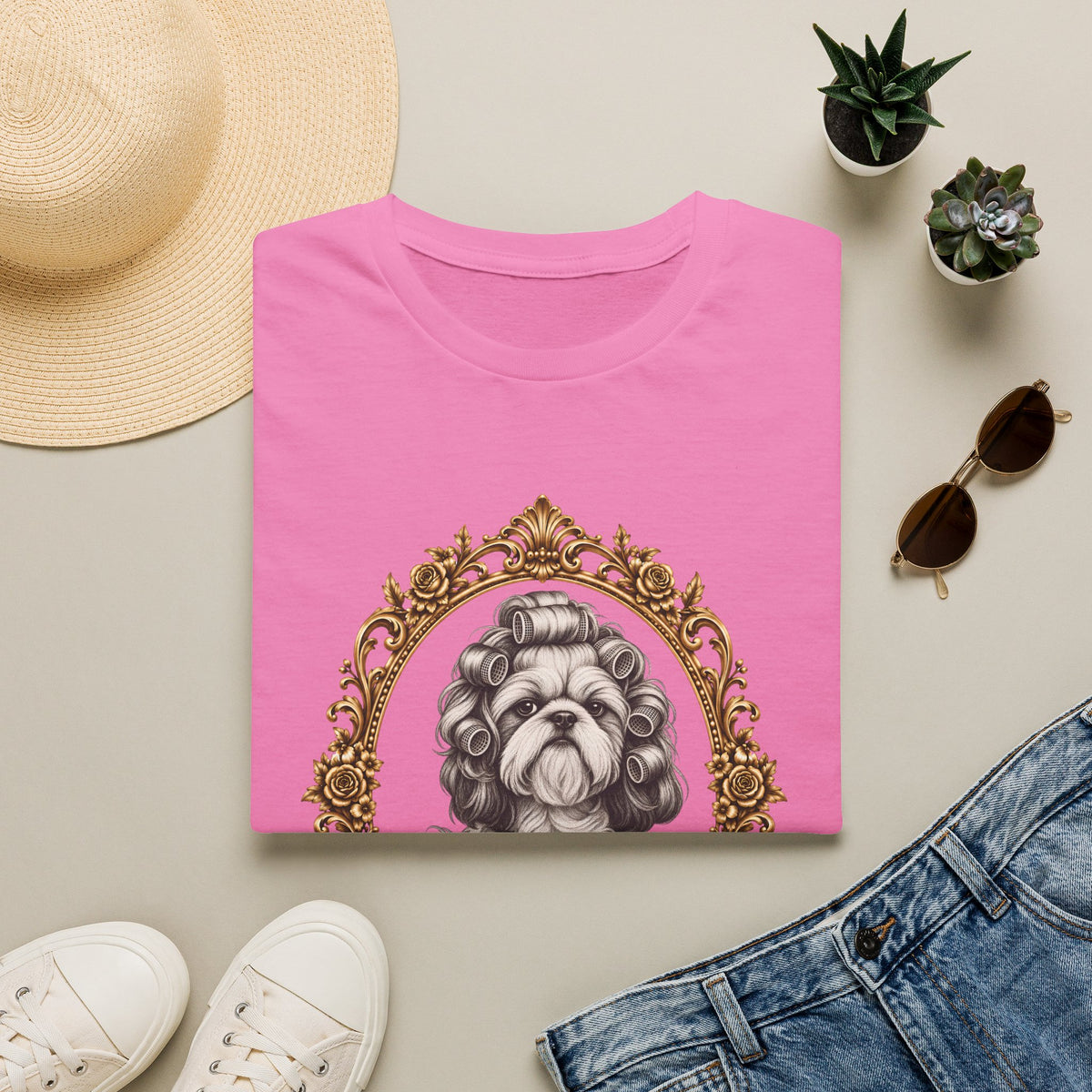 Lady Fluffington – Shih Tzu - Supersoft Unisex T-shirt