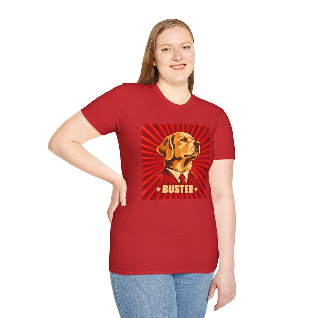 First Comrade Buster – Supreme Leader of the Biscuit Revolution - Supersoft Unisex T-shirt