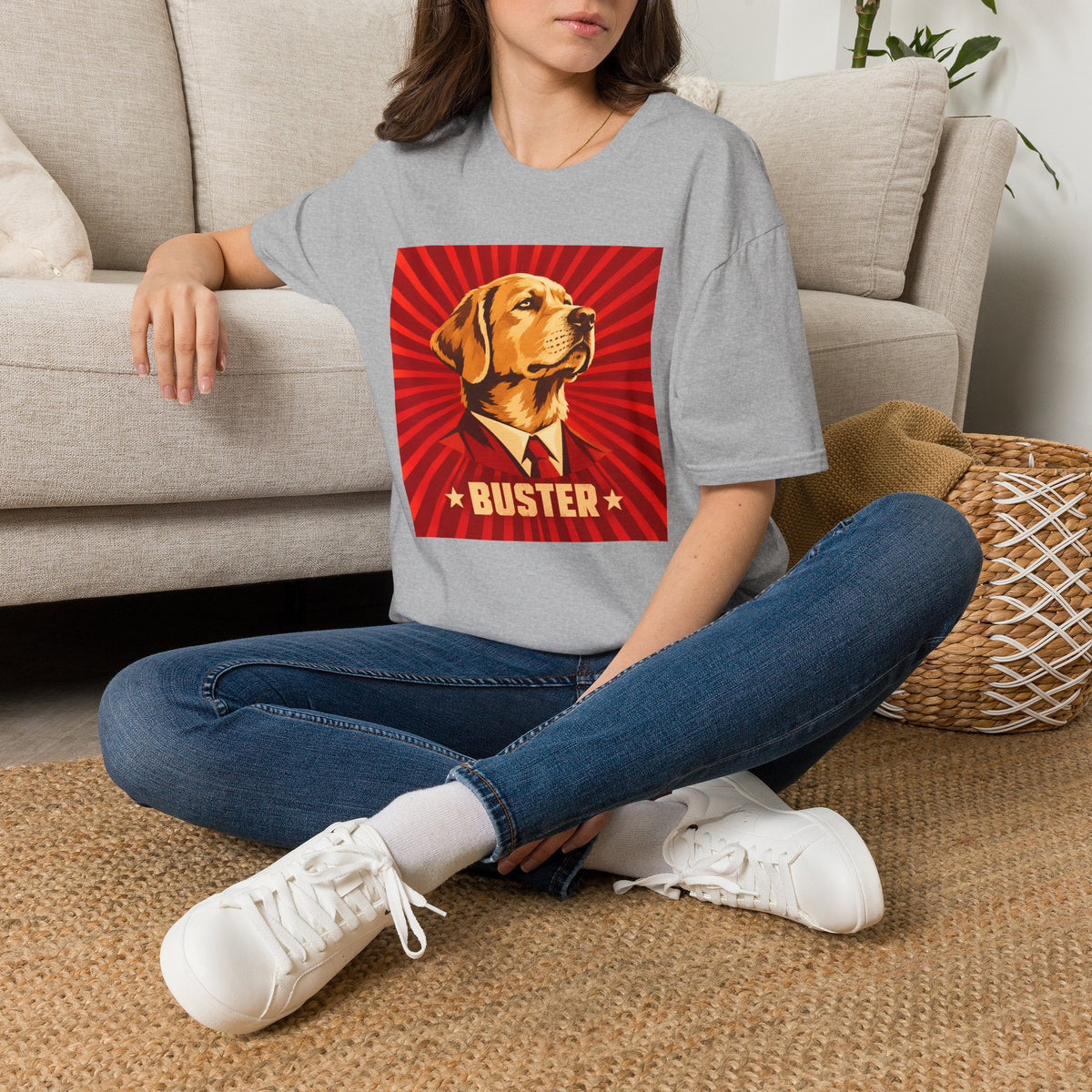 First Comrade Buster – Supreme Leader of the Biscuit Revolution - Supersoft Unisex T-shirt
