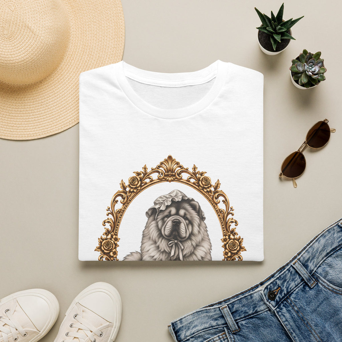 The Dowager Duchess of Fluff – Chow Chow - Supersoft Unisex T-shirt