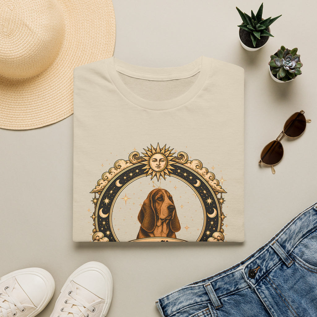 Zodiac Libra Basset Hound - Dog Horoscope Star Sign - Supersoft Unisex Funny T-shirt
