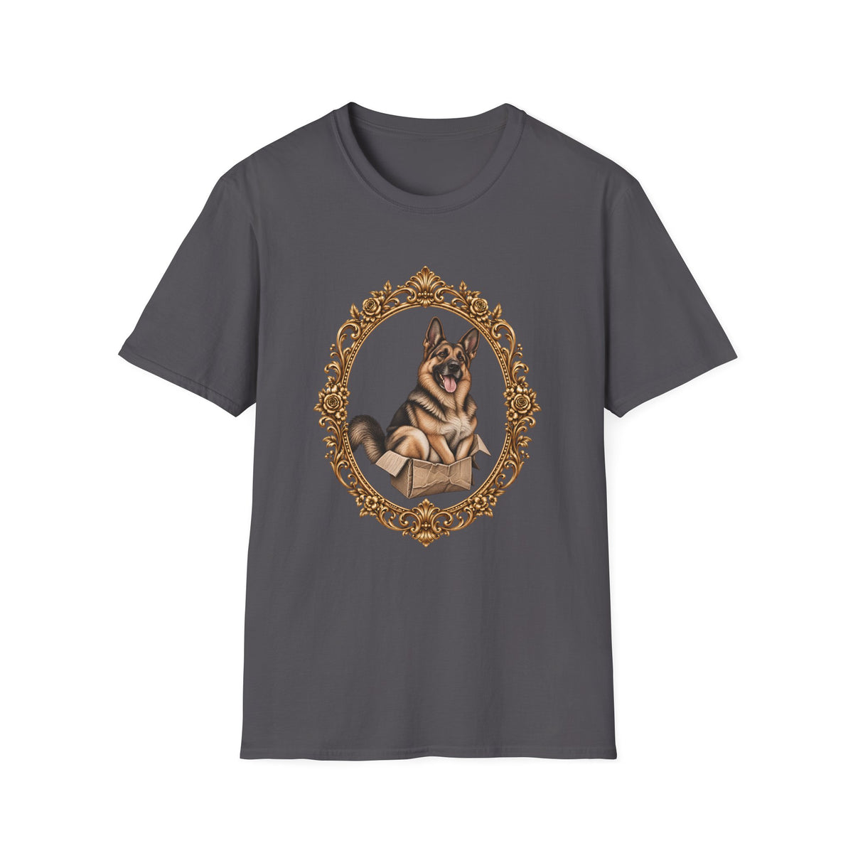 Lord Boxington of the Cardboard Castle – German Shepherd - Supersoft Unisex T-shirt