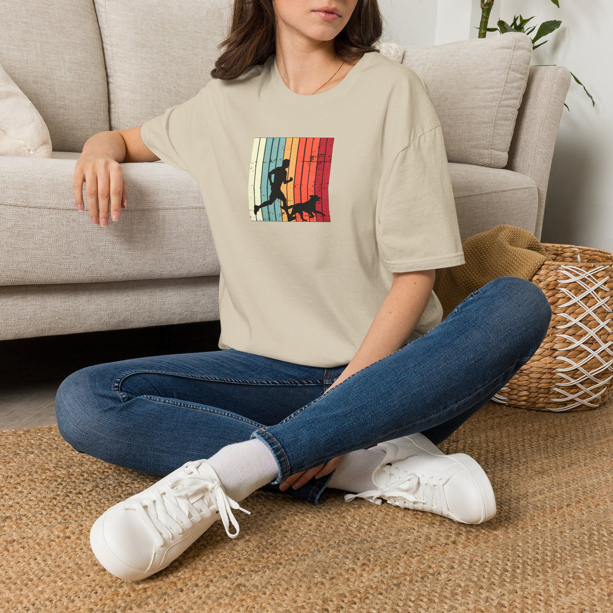 Running With My Best Friend –  Supersoft Unisex T-Shirt