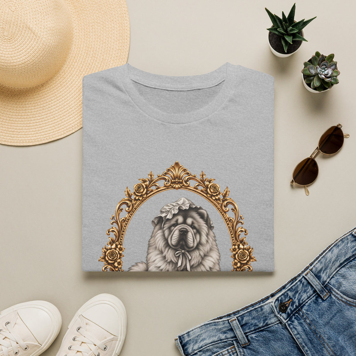 The Dowager Duchess of Fluff – Chow Chow - Supersoft Unisex T-shirt
