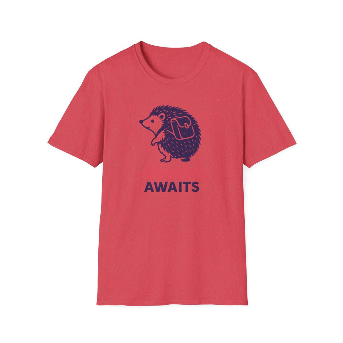 Adventure Awaits Hedgehog –  Supersoft Unisex T-Shirt