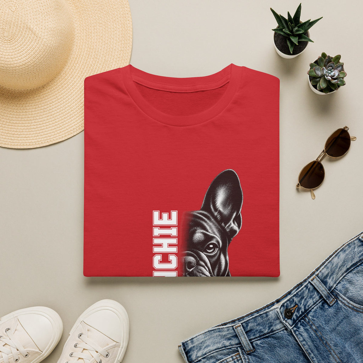 French Bulldog On Duty - Supersoft Unisex T-shirt