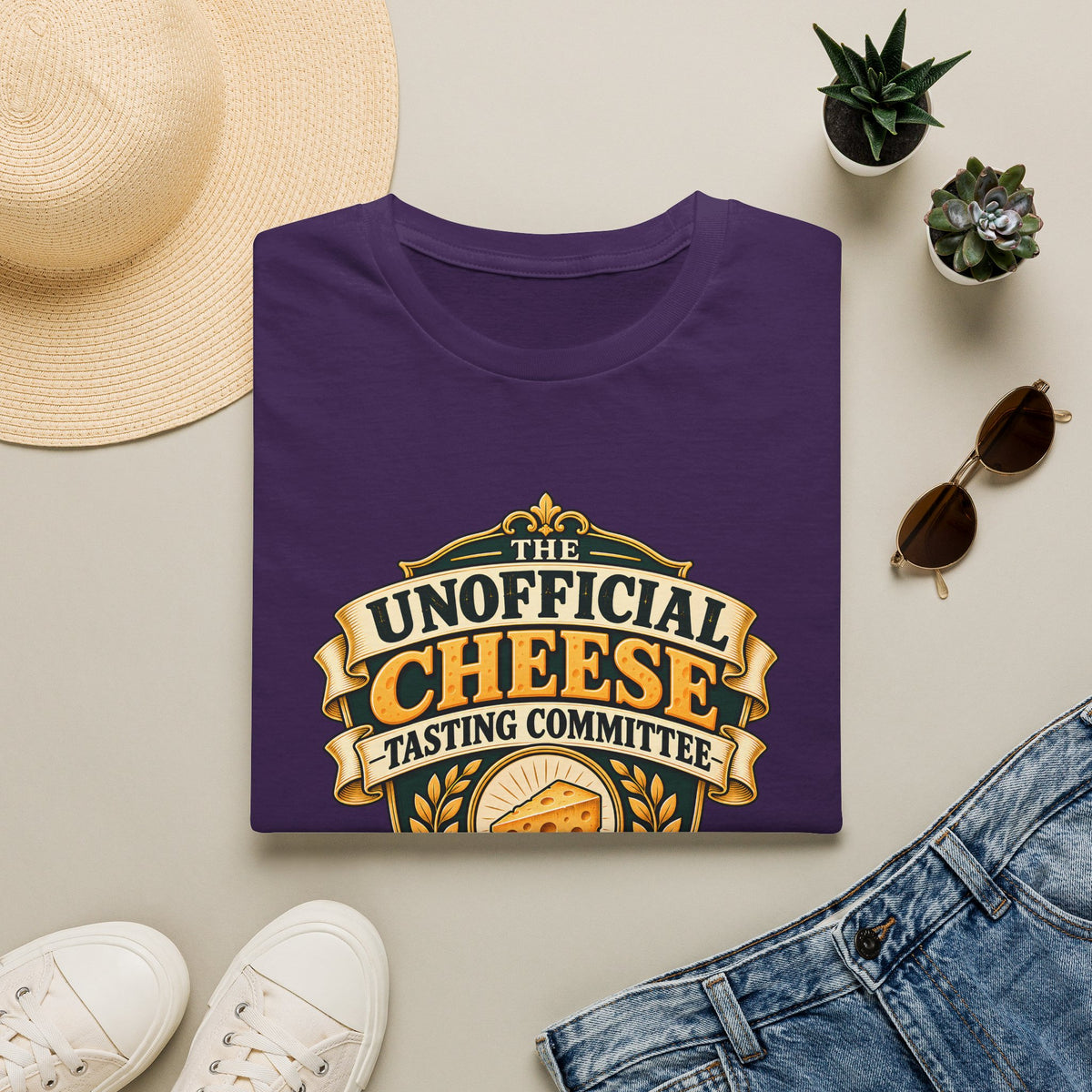 The Unofficial Cheese Tasting Committee - Supersoft Unisex T-shirt