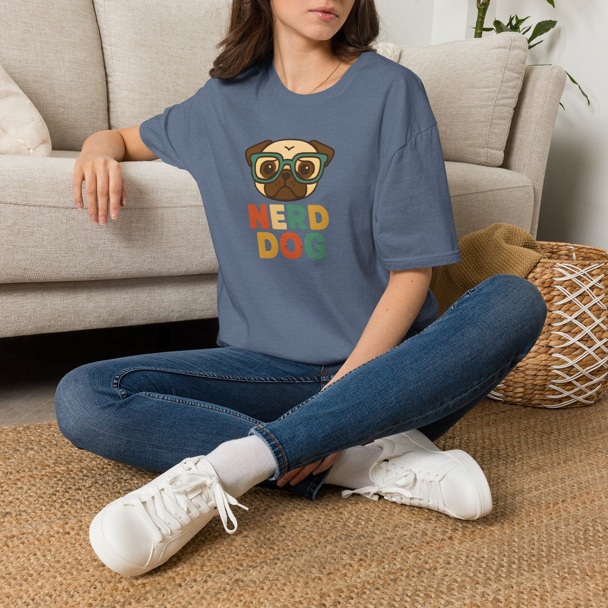 Nerd Dog  –  Supersoft Unisex T-Shirt