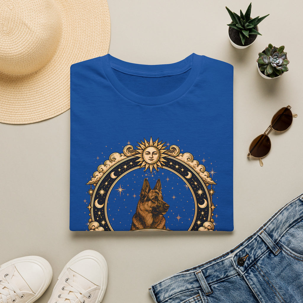 Zodiac Leo German Shepherd - Dog Horoscope Star Sign - Supersoft Unisex Funny T-shirt