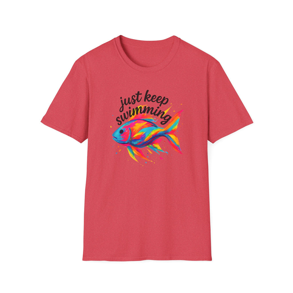 Just Keep Swimming - Goldfish –  Supersoft Unisex T-Shirt