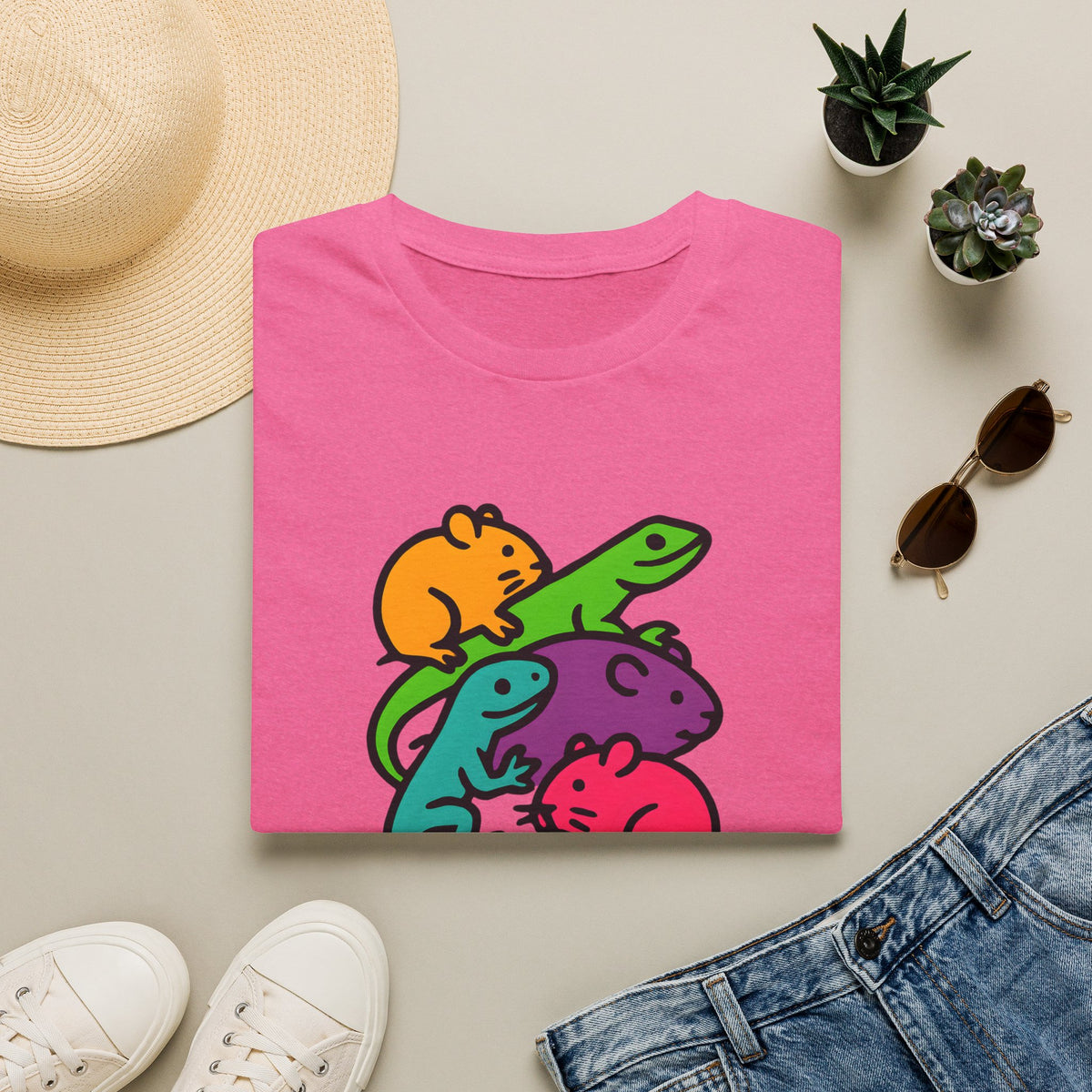 Colourful Animals –  Supersoft Unisex T-Shirt