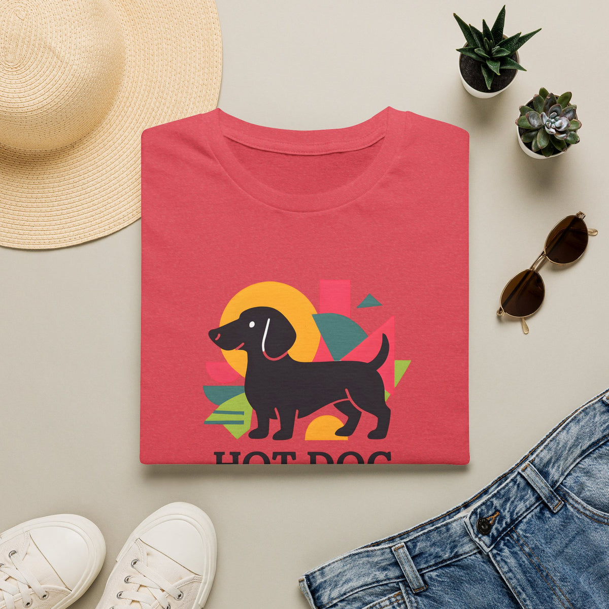 Hot Dog Energy –  Supersoft Unisex T-Shirt