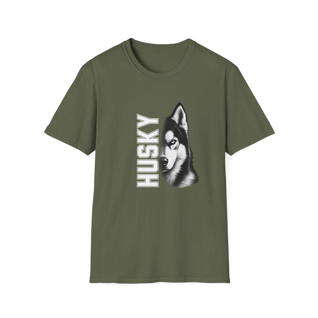 Siberian Husky On Duty - Supersoft Unisex T-shirt