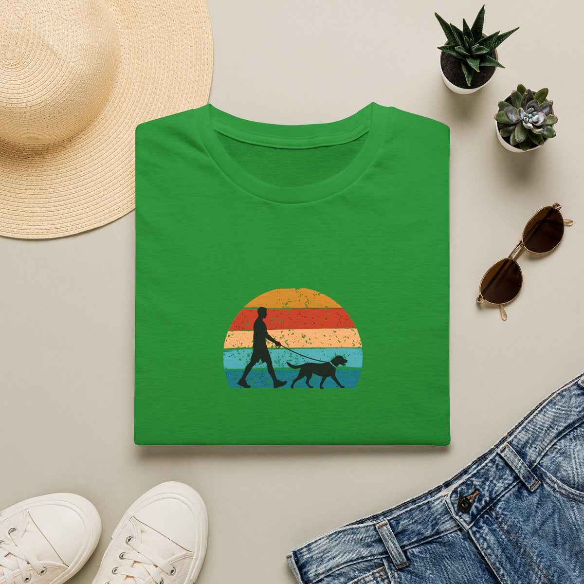 Walkies...Wherever the Dog Decides –  Supersoft Unisex T-Shirt