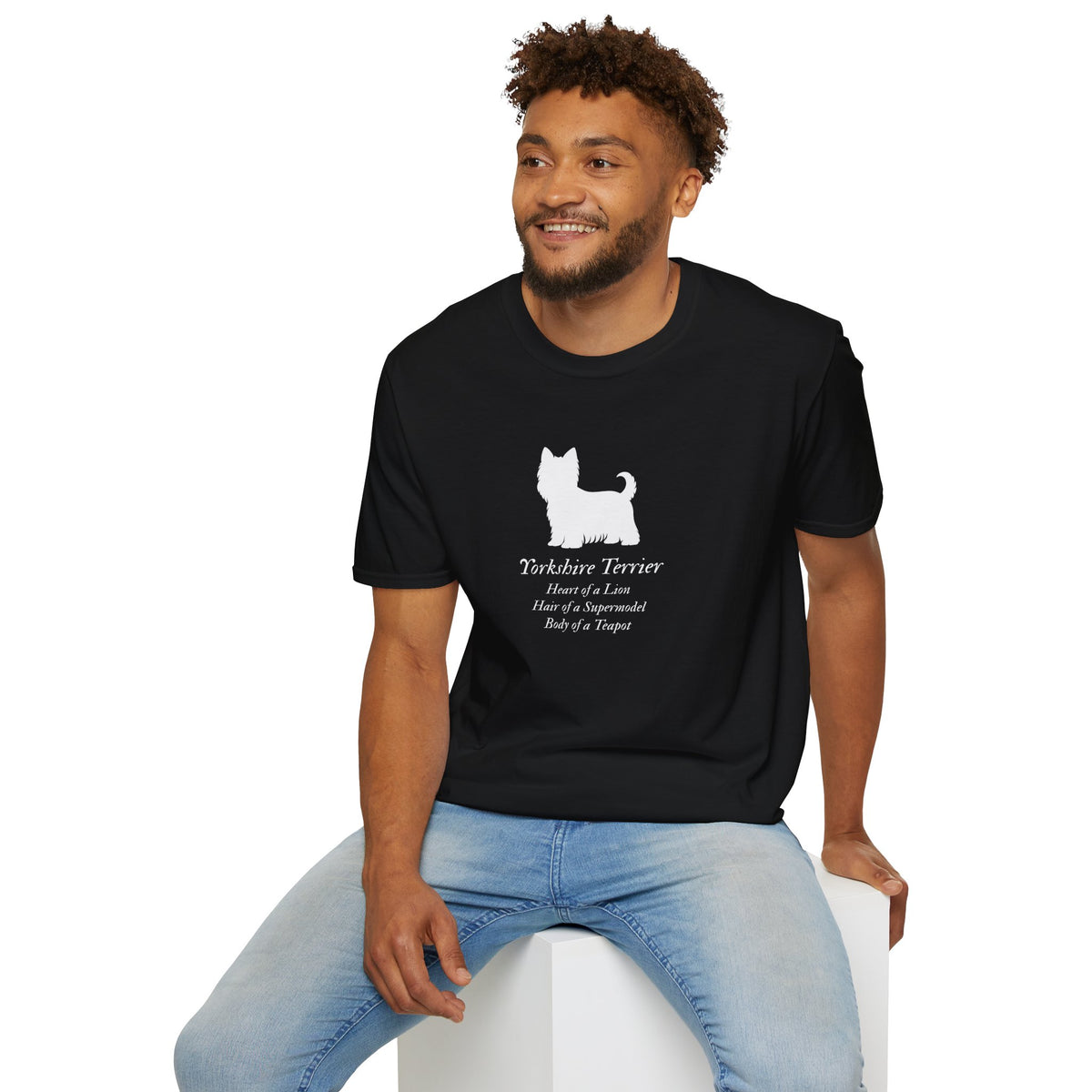 Heart of a Lion - Yorkshire Terrier – Supersoft Unisex T-Shirt