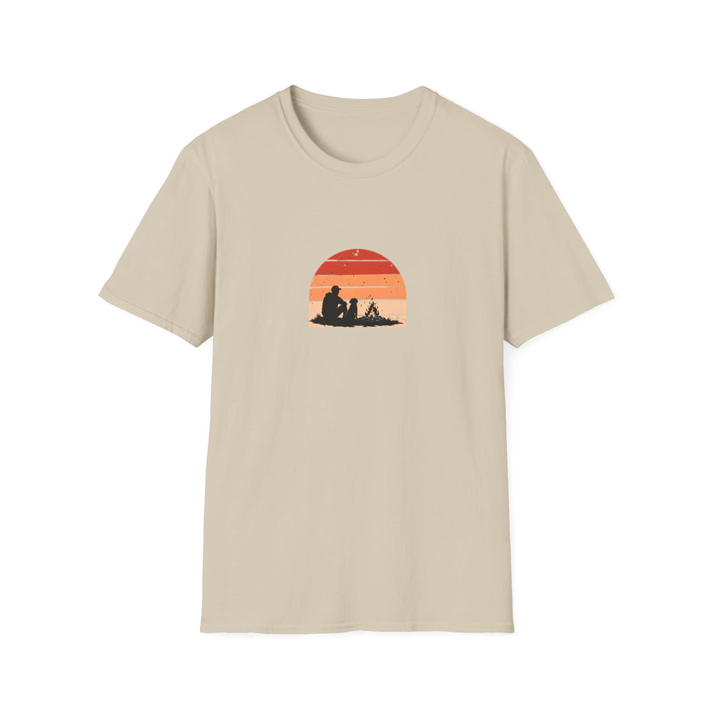 Campfire, Dog & Absolutely Nowhere Else to Be –  Supersoft Unisex T-Shirt