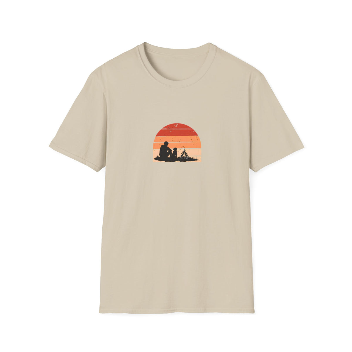 Campfire, Dog & Absolutely Nowhere Else to Be –  Supersoft Unisex T-Shirt