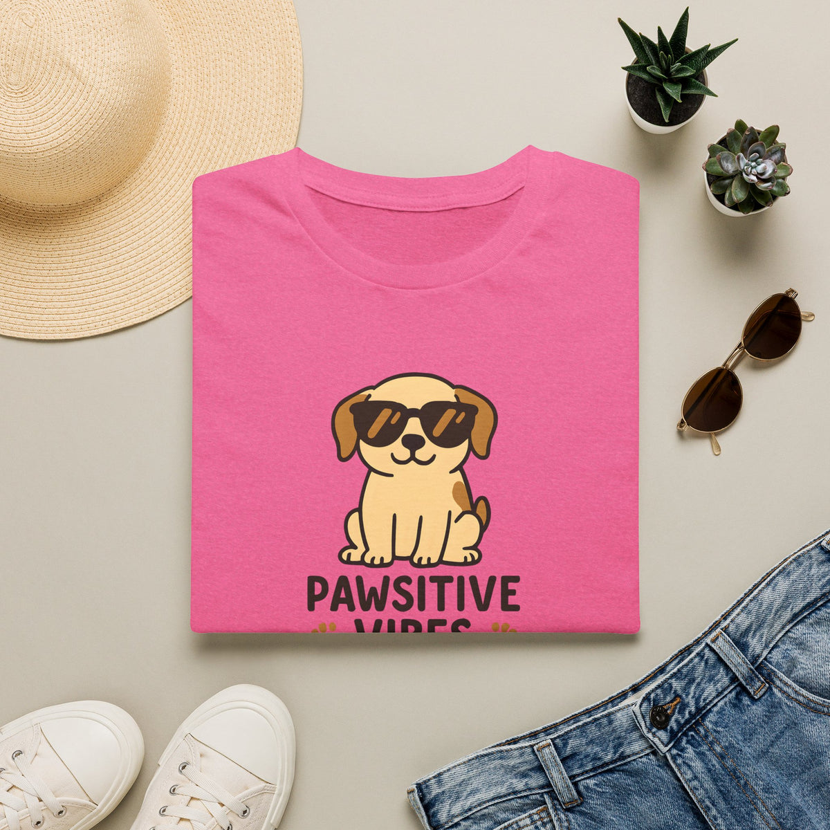 Pawsitive Vibes Only –  Supersoft Unisex T-Shirt