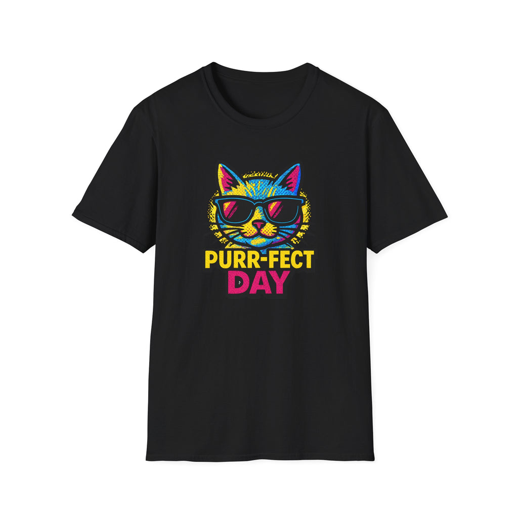Purr-Fect Day Cat –  Supersoft Unisex T-Shirt