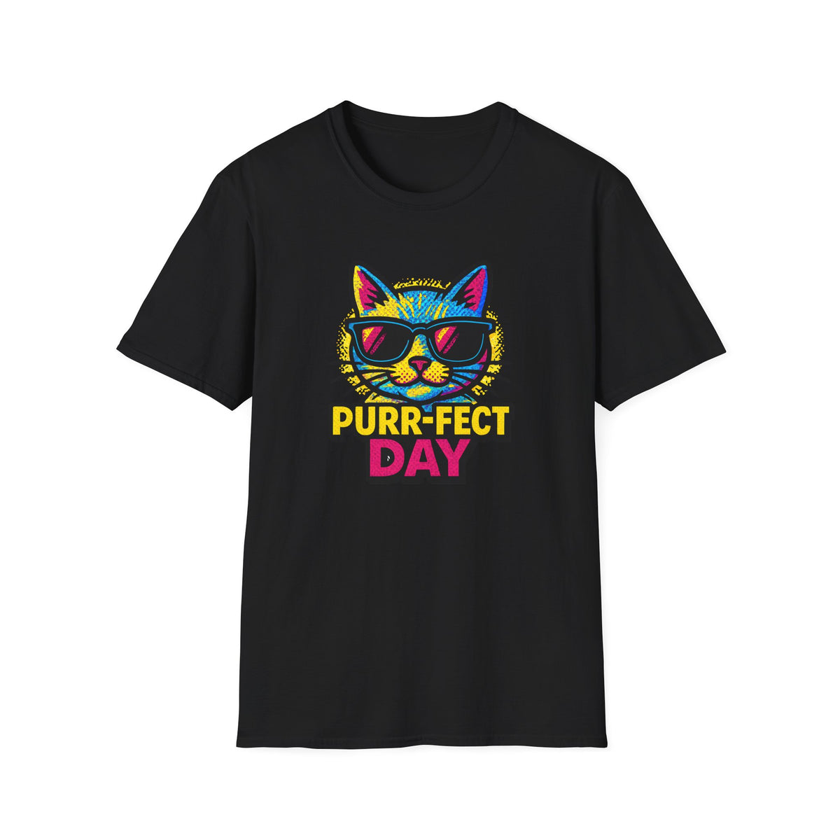 Purr-Fect Day Cat –  Supersoft Unisex T-Shirt