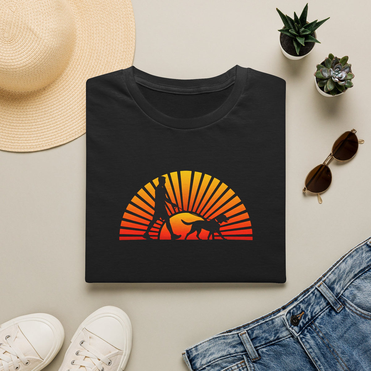Walkies...Powered by the Dog –  Supersoft Unisex T-Shirt