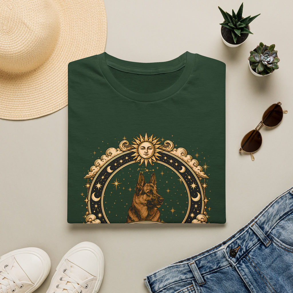 Zodiac Taurus German Shepherd - Dog Horoscope Star Sign - Supersoft Unisex Funny T-shirt