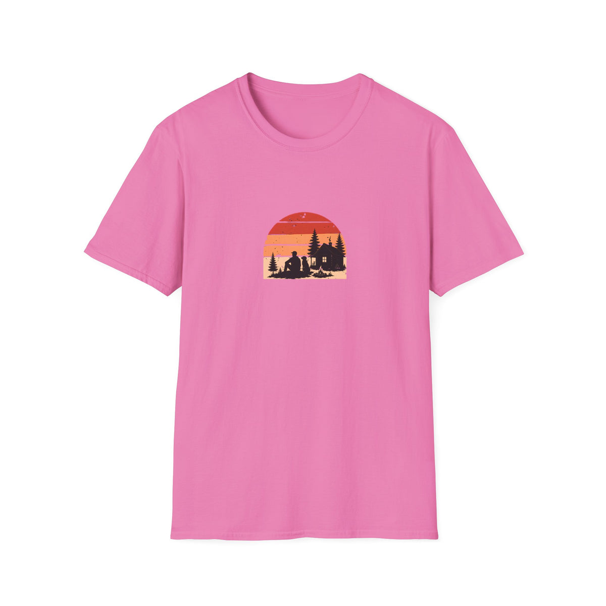 Cabin, Campfire & My Best Friend –  Supersoft Unisex T-Shirt
