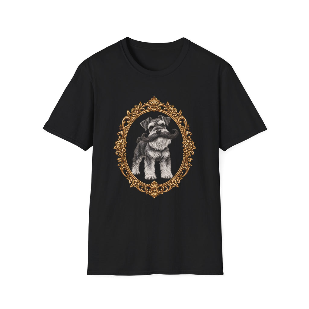 The Distinguished Sir Reginald Whiskers – Miniature Schnauzer - Supersoft Unisex T-shirt