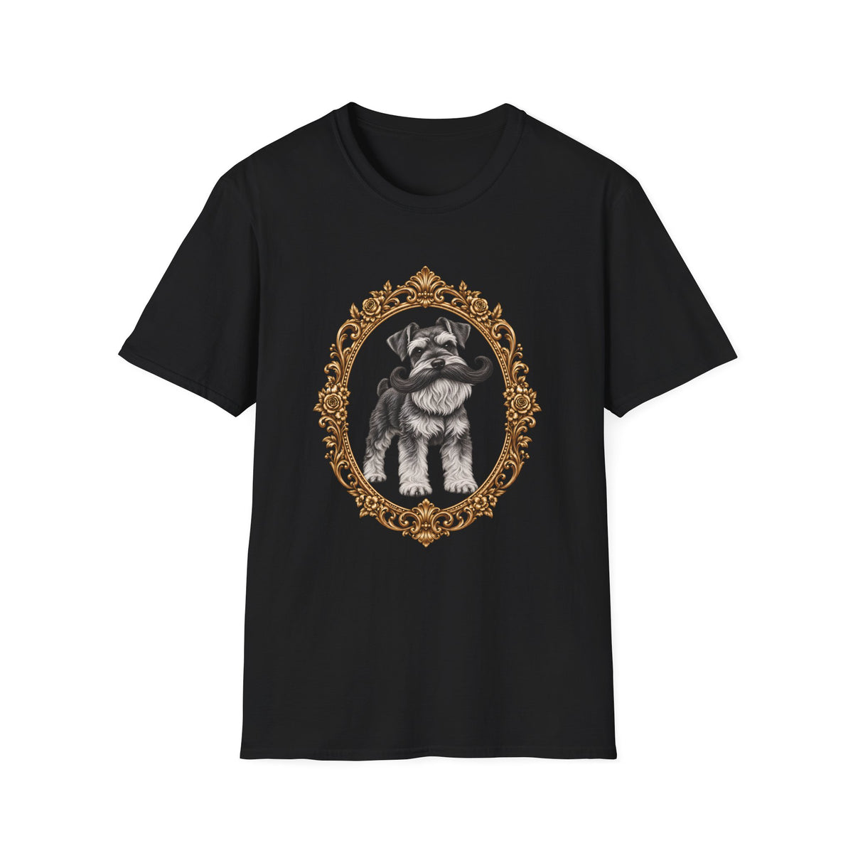 The Distinguished Sir Reginald Whiskers – Miniature Schnauzer - Supersoft Unisex T-shirt