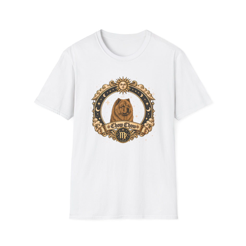 Zodiac Virgo Chow Chow - Dog Horoscope Star Sign - Supersoft Unisex T-shirt