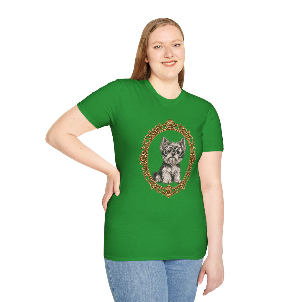 The Flying Yorkie – Yorkshire Terrier - Supersoft Unisex T-shirt