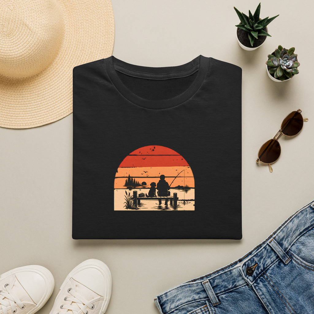Gone Fishing…Brought the Dog –  Supersoft Unisex T-Shirt