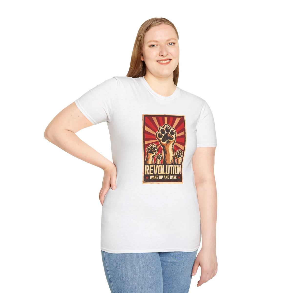 Revolution: Wake Up and Bark! - The Great Canine Uprising - Supersoft Unisex T-shirt