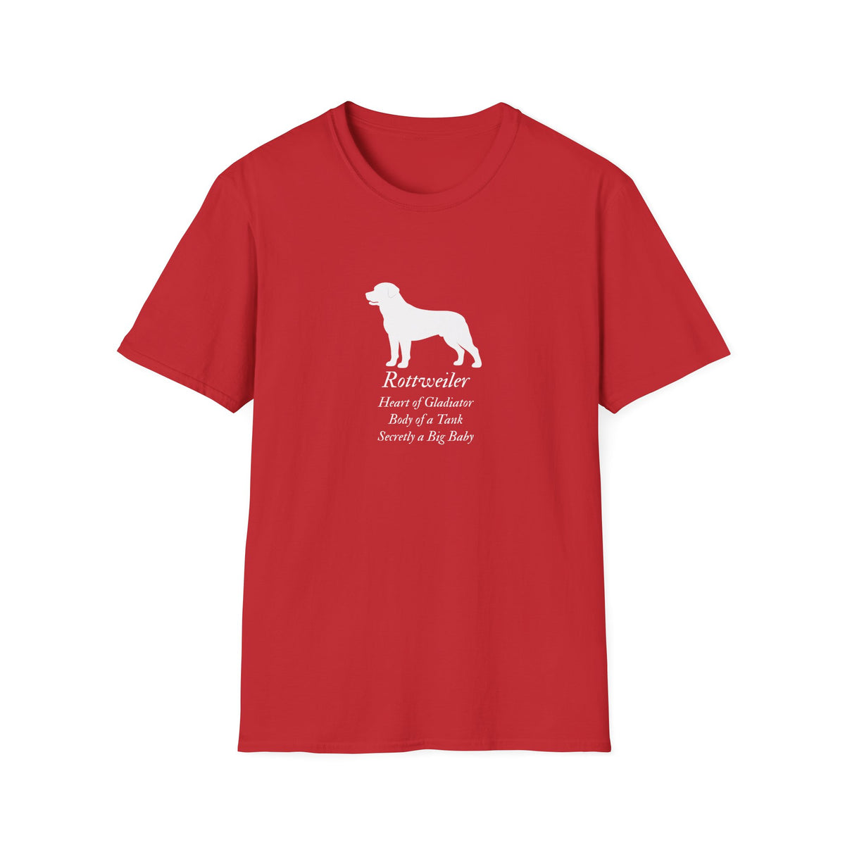 Heart of a Lion - Rottweiler – Supersoft Unisex T-Shirt