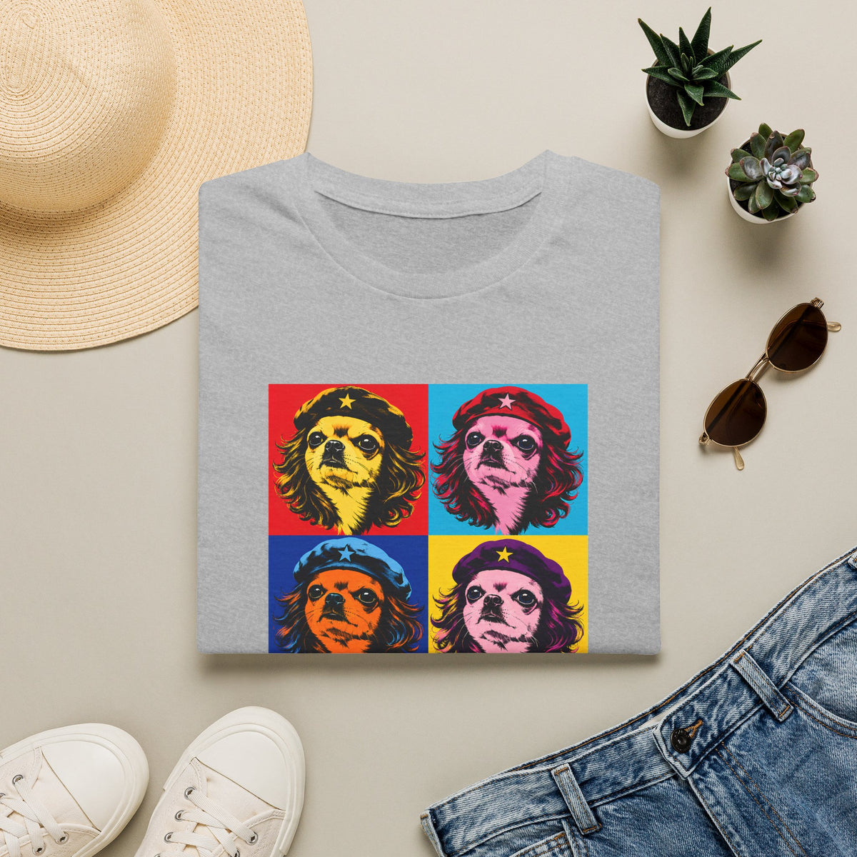 Chih Guevara – The Pop Art Paw-volution! - Supersoft Unisex T-shirt