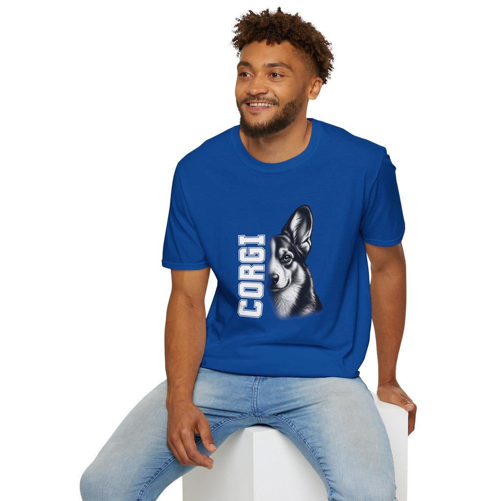 Corgi On Duty - Supersoft Unisex T-shirt