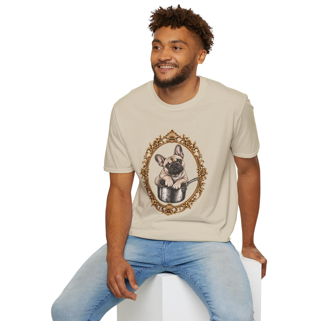 The Duke of Dinner – French Bulldog - Supersoft Unisex T-shirt