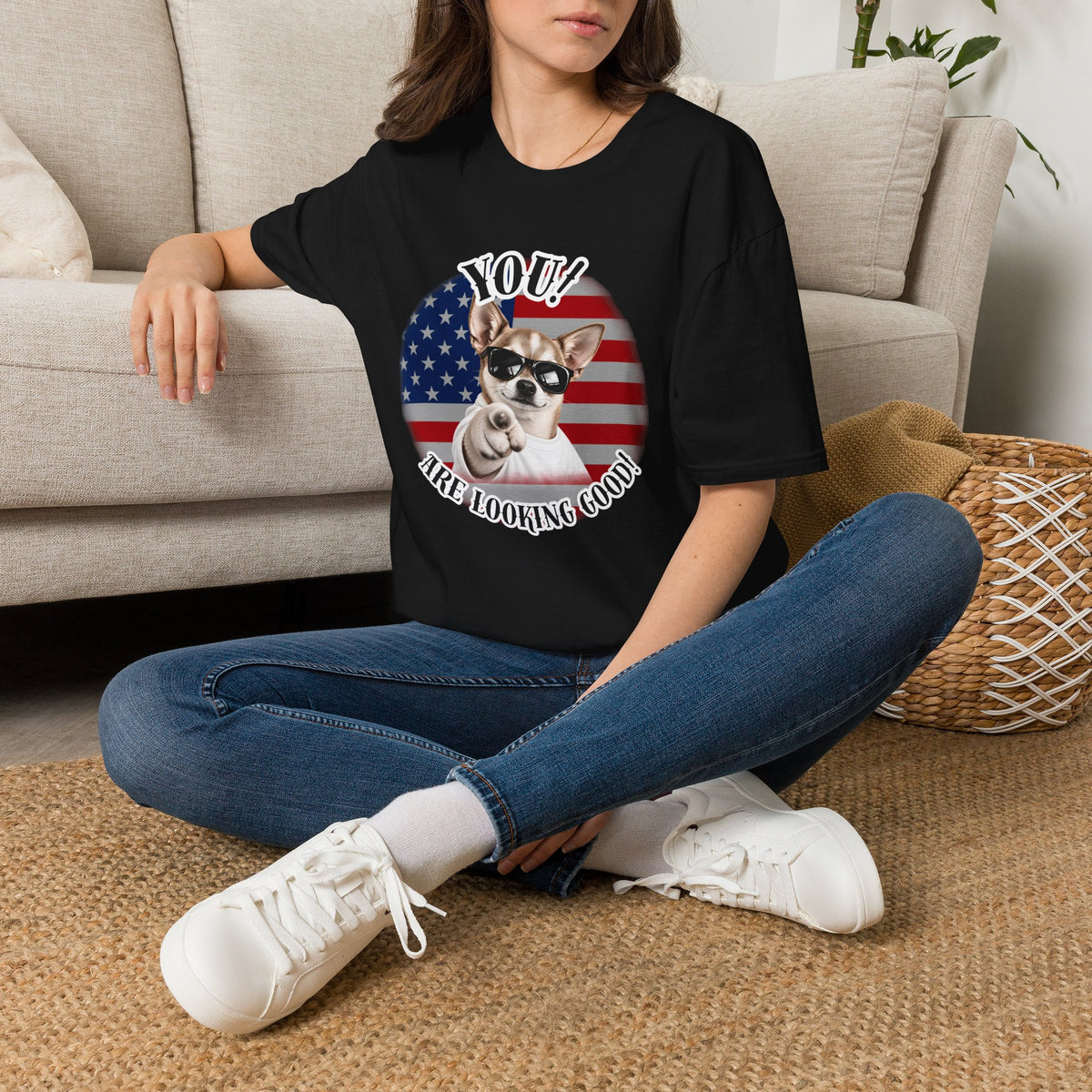 YOU!...Are Looking Good! – Chihuahua - Supersoft Unisex T-shirt
